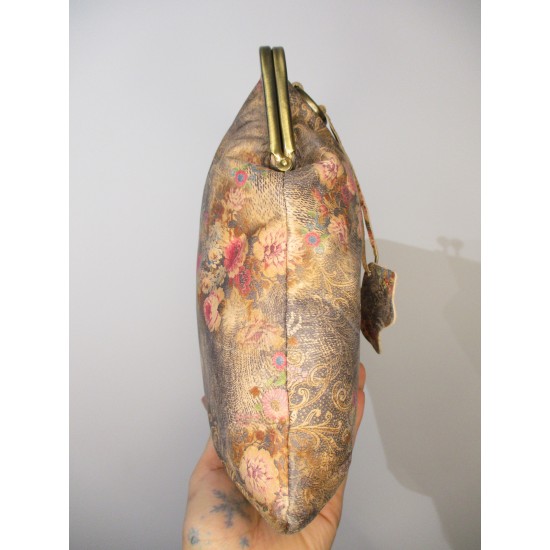 Malaga Small No 21 Floralprint Leather